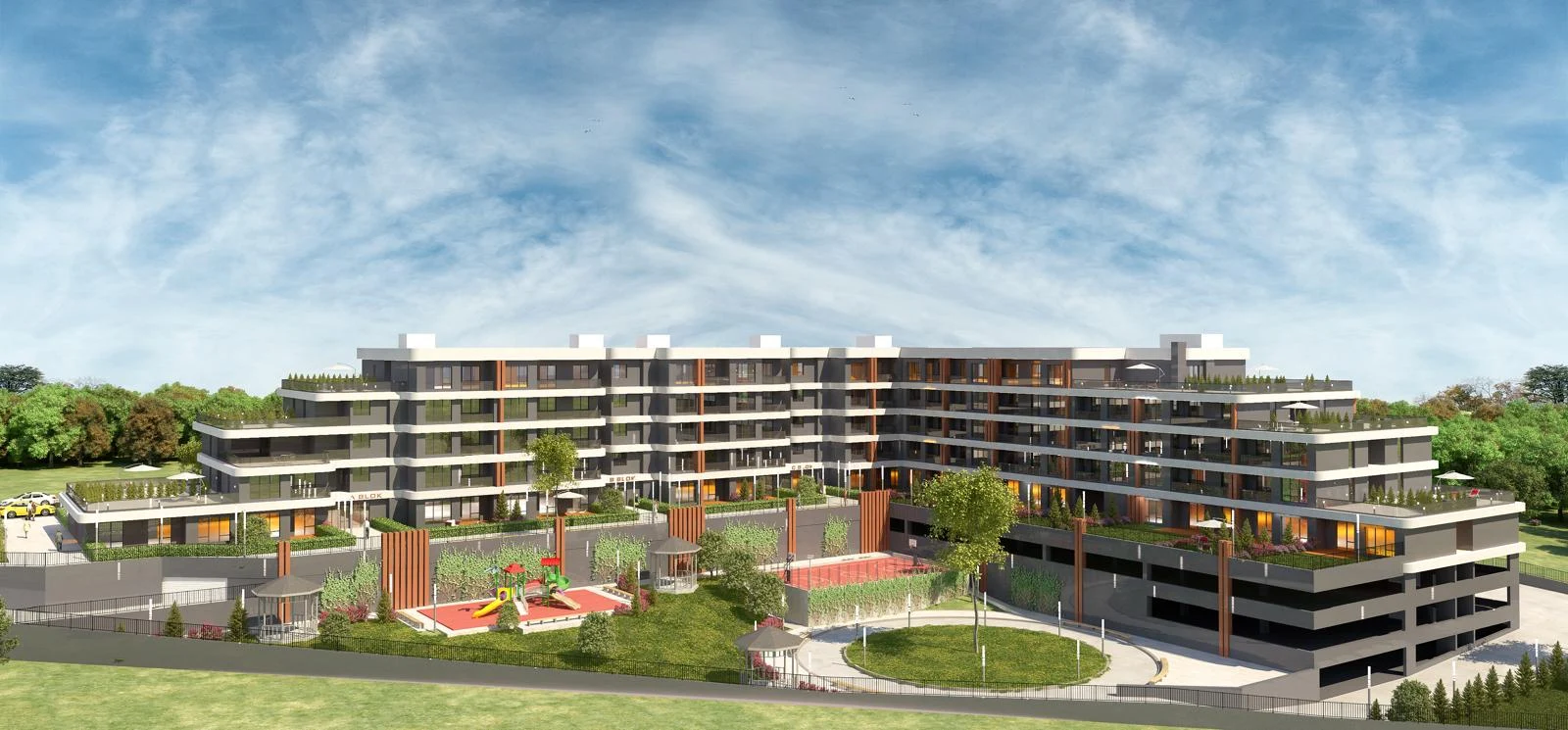 Laviva Trivium — Mimari proje görselleştirmeleri (render).